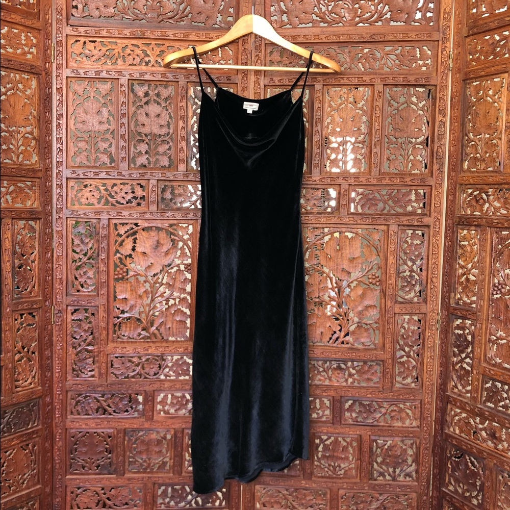 AG - Black Velvet Dress